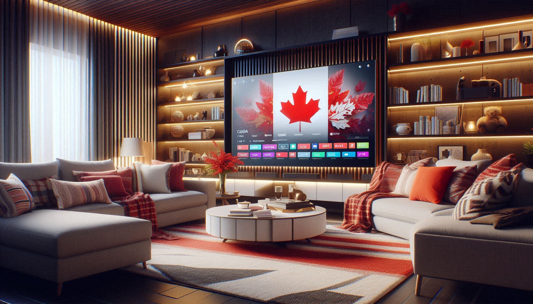 Canadian IPTV provider streaming setup with Firestick and smart TV