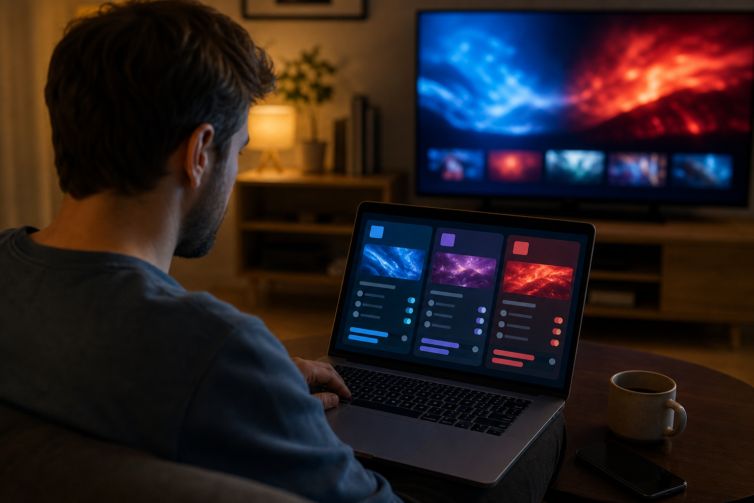 Best IPTV service criteria: testing peak-hour stream stability on a living room TV