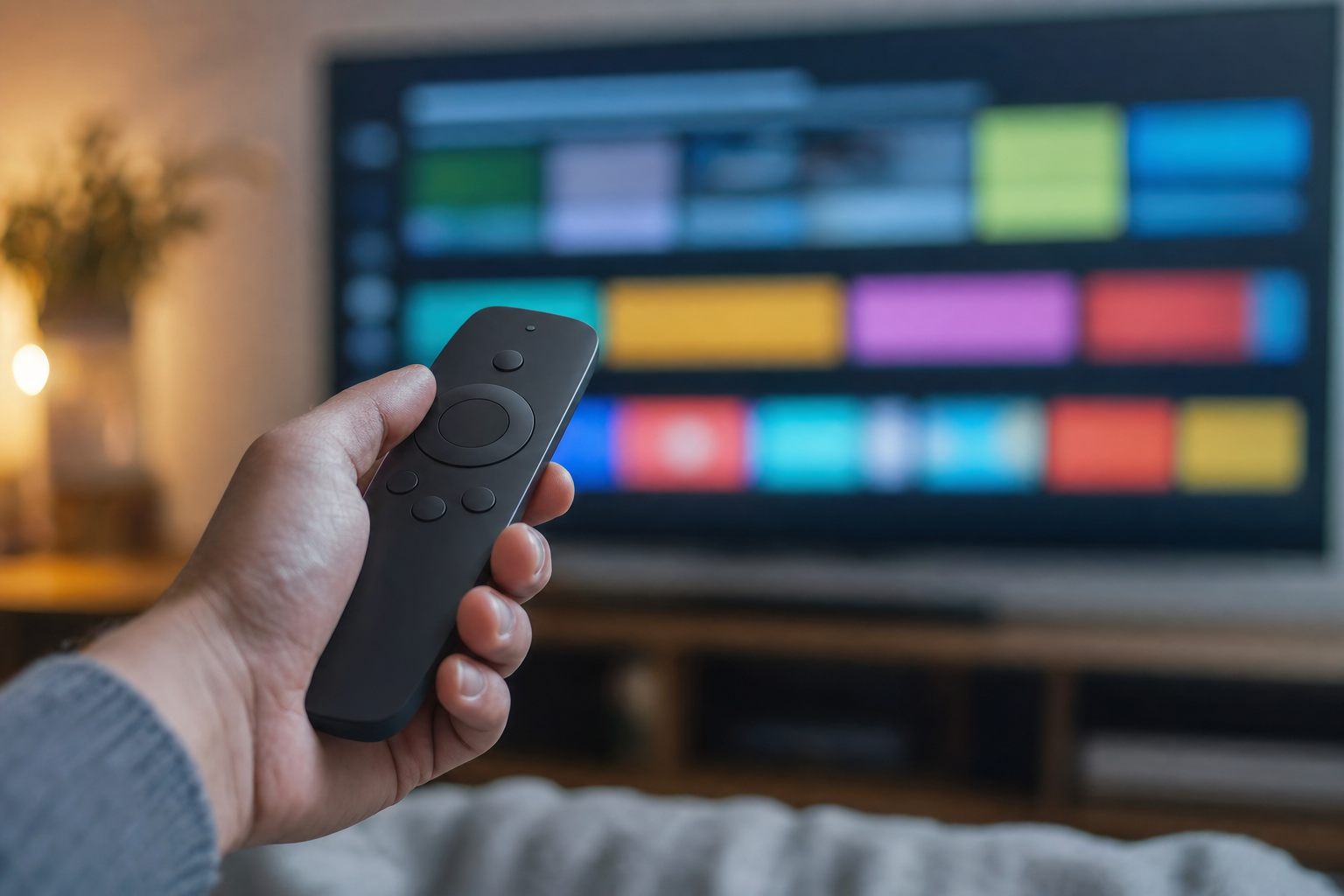 IPTV smart TV 4K picture quality on a Google TV set