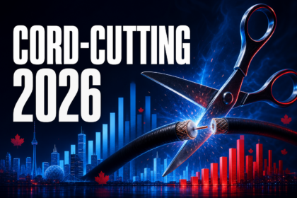 Cord cutting Canada statistics 2026: cable decline and streaming growth data