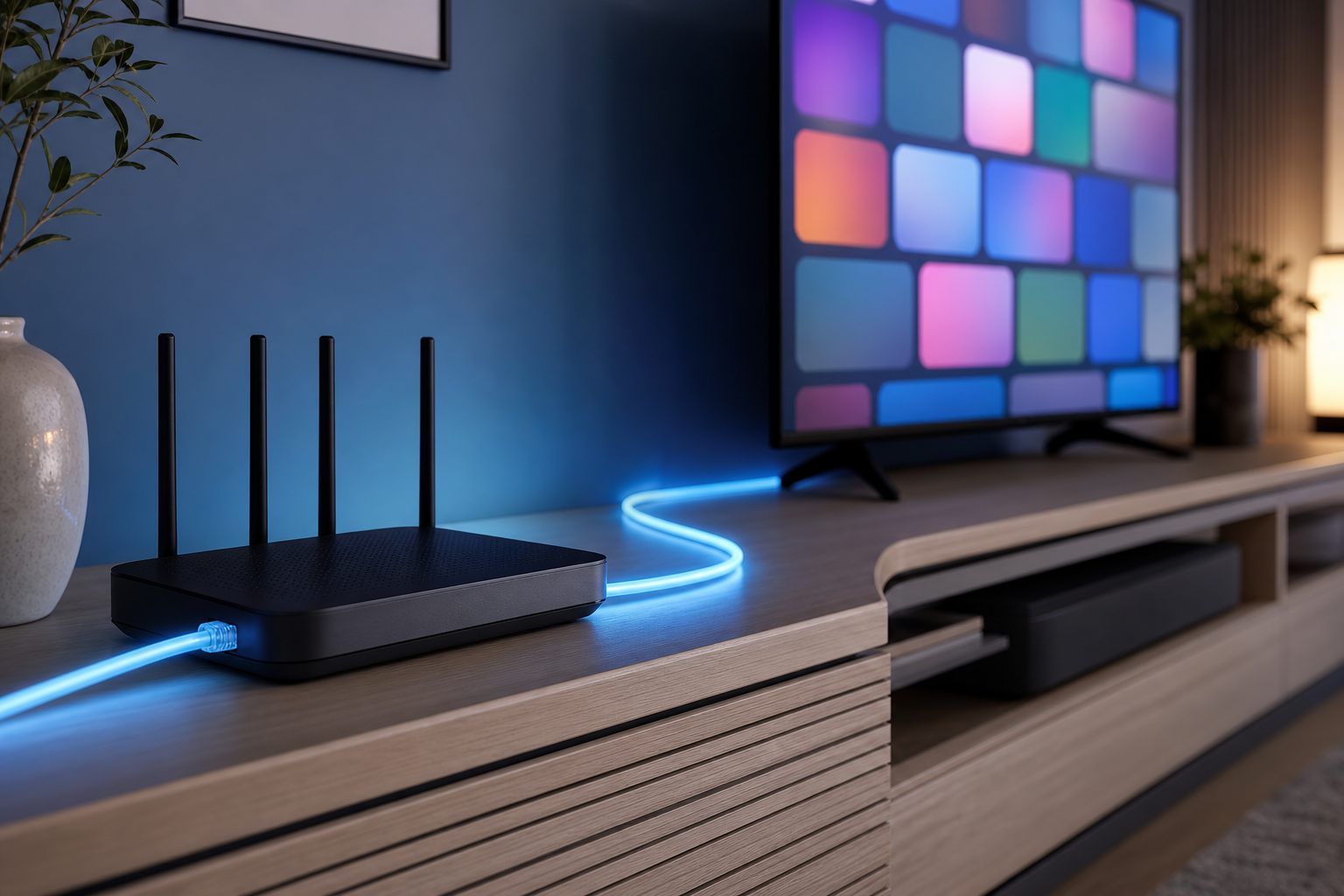 What is IPTV illustrated: streams delivered over the internet to a Canadian living room TV